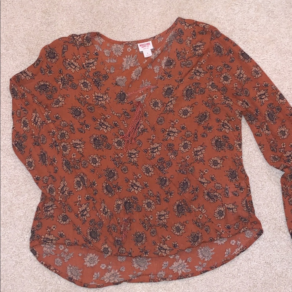 Target Wrap sunflower top